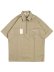 画像1: BEN DAVIS S/S SOLID HALF ZIP WORK SHIRT #122 (1)