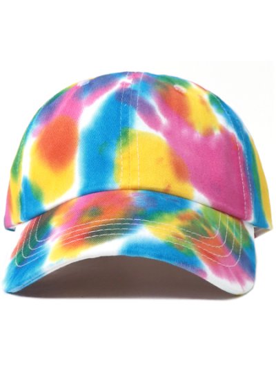 画像2: NEW HATTAN 6PNL COTTON CAP TIEDYE-PINK/WHITE