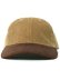 画像2: NEW HATTAN 6PNL CORDUROY FAKE SUEDE VISOR-TAN/BRN (2)