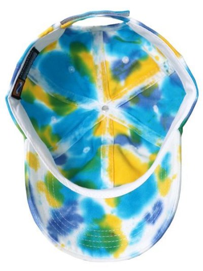 画像5: 【SALE】NEW HATTAN 6PNL COTTON CAP TIEDYE-BLUE/YELLOW