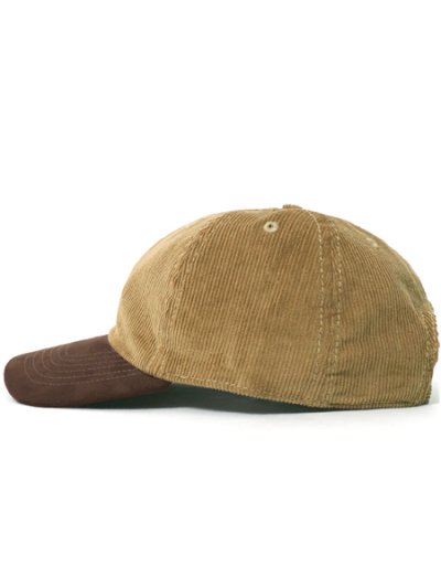 画像3: 【SALE】NEW HATTAN 6PNL CORDUROY FAKE SUEDE VISOR-TAN/BRN