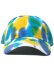 画像2: NEW HATTAN 6PNL COTTON CAP TIEDYE-BLUE/YELLOW (2)