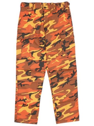 画像1: ROTHCO BDU PC CAMO PANTS-SAVAGE ORANGE