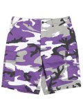 ROTHCO BDU PC CAMO SHORTS-ULTRA VIOLET CAMO