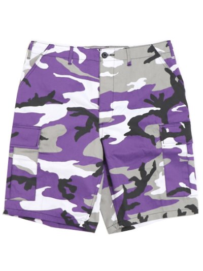 画像1: ROTHCO BDU PC CAMO SHORTS-ULTRA VIOLET CAMO