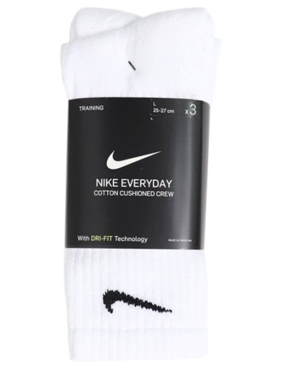 画像1: NIKE 3P EVERYDAY CUSHION CREW SOCKS