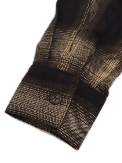 画像8: 【送料無料】CALTOP FL PLAID L/S SHIRT BROWN/KHAKI