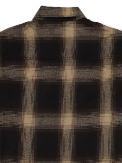 画像4: 【送料無料】CALTOP FL PLAID L/S SHIRT BROWN/KHAKI