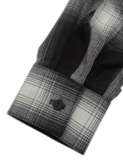 画像7: 【送料無料】CALTOP FL PLAID L/S SHIRT BLACK/IVORY