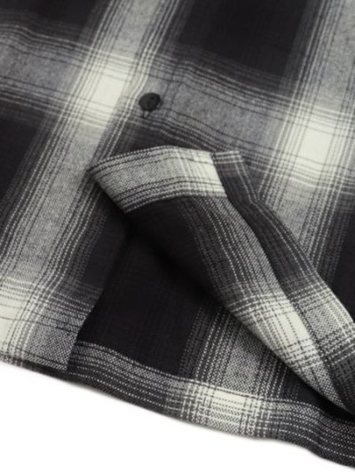 画像5: 【送料無料】CALTOP FL PLAID L/S SHIRT BLACK/IVORY