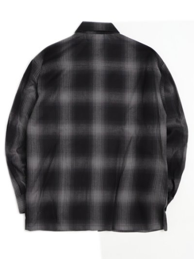 画像2: CALTOP FL PLAID L/S SHIRT BLACK/CHARCOL