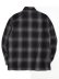 画像2: CALTOP FL PLAID L/S SHIRT BLACK/CHARCOL (2)