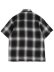 画像2: CALTOP FL PLAID S/S SHIRT BLACK/IVORY (2)