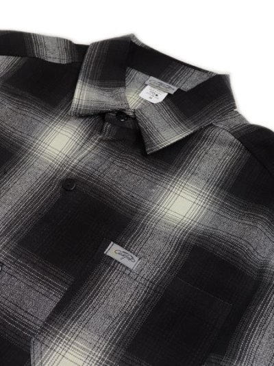 画像6: 【送料無料】CALTOP FL PLAID L/S SHIRT BLACK/IVORY
