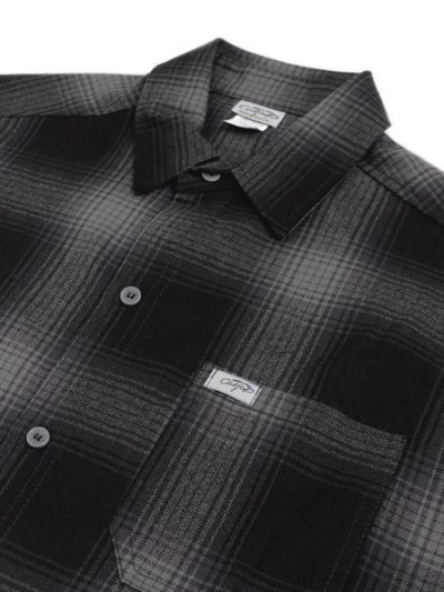 画像6: 【送料無料】CALTOP FL PLAID L/S SHIRT BLACK/CHARCOL