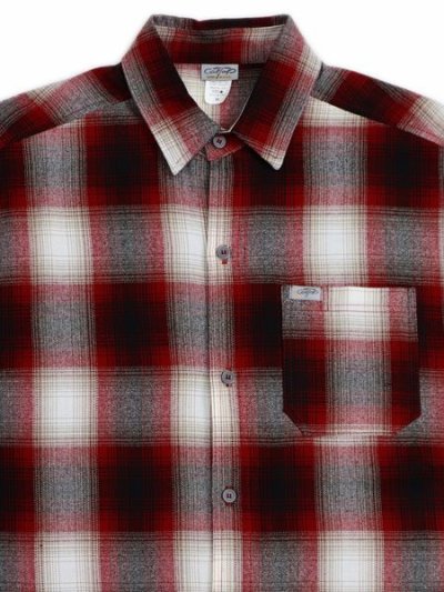 画像3: 【送料無料】CALTOP FL PLAID L/S SHIRT RED/WHITE