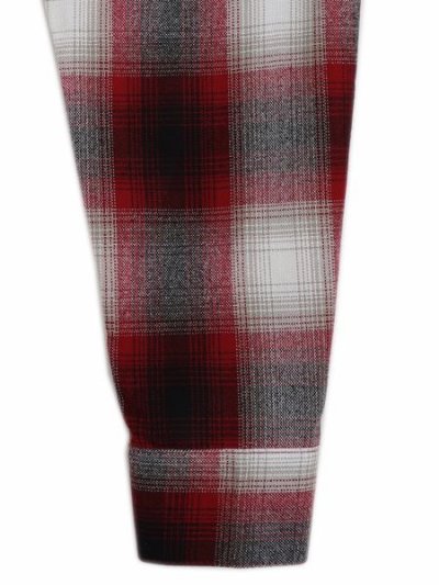 画像7: 【送料無料】CALTOP FL PLAID L/S SHIRT RED/WHITE