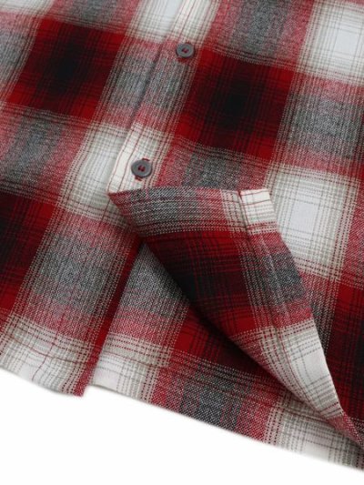 画像5: 【送料無料】CALTOP FL PLAID L/S SHIRT RED/WHITE