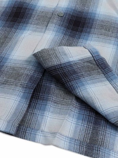 画像5: 【送料無料】CALTOP FL PLAID L/S SHIRT SKY BLUE/GREY