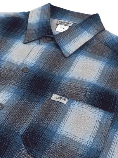 画像6: 【送料無料】CALTOP FL PLAID L/S SHIRT SKY BLUE/GREY