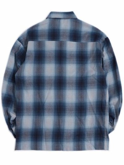 画像2: CALTOP FL PLAID L/S SHIRT SKY BLUE/GREY