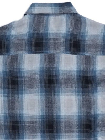 画像4: 【送料無料】CALTOP FL PLAID L/S SHIRT SKY BLUE/GREY