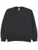 画像1: 【送料無料】LOS ANGELES APPAREL 14oz HEAVY FLEECE PULLOVER CREW-BLACK (1)