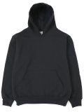 【送料無料】LOS ANGELES APPAREL 14oz HEAVY FLEECE HOODED PULLOVER-BLACK