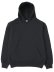 画像1: 【送料無料】LOS ANGELES APPAREL 14oz HEAVY FLEECE HOODED PULLOVER-BLACK (1)