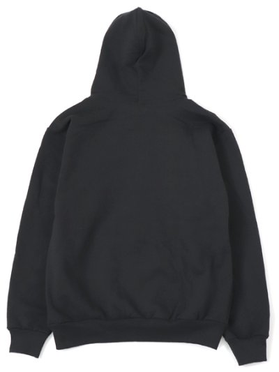 画像2: 【送料無料】LOS ANGELES APPAREL 14oz HEAVY FLEECE HOODED PULLOVER-BLACK