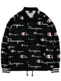 【MEGA SALE】CHAMPION SATIN COACHES JACKET MULTI SCRAPE SCIPT