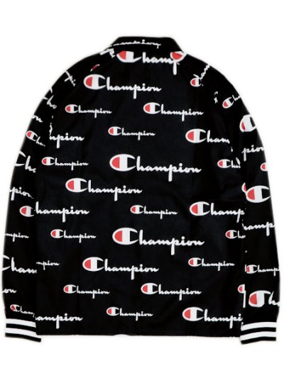 画像2: 【MEGA SALE】CHAMPION SATIN COACHES JACKET MULTI SCRAPE SCIPT