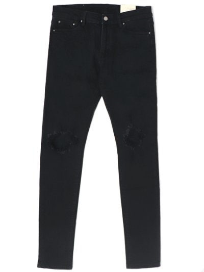 画像1: 【送料無料】mnml X1 STRETCH DENIM BLACK