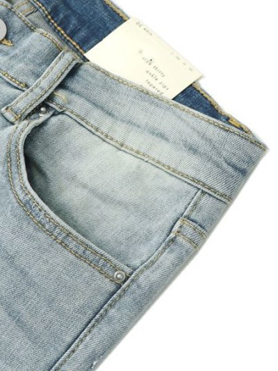 画像6: 【送料無料】mnml X1 STRETCH DENIM LIGHT BLUE