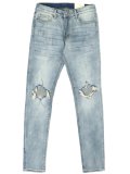 【送料無料】mnml X1 STRETCH DENIM LIGHT BLUE