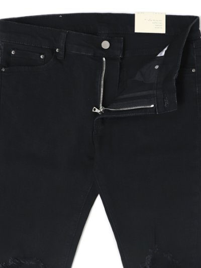 画像4: 【送料無料】mnml X1 STRETCH DENIM BLACK