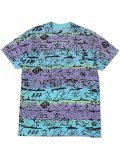 【MEGA SALE】GECKO HAWAII TIE DYE GECKO WALL TEE PURPLE/BLUE/GREEN