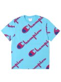 【MEGA SALE】CHAMPION AOP HERITAGE TEE-DROPSHADOW SCRIPT B.HRZ