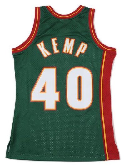 画像2: 【送料無料】MITCHELL & NESS SWINGMAN JERSEY SUPERSONICS 95 #40 KEMP