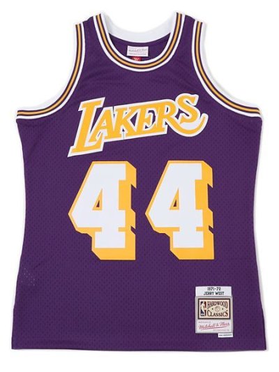 画像1: 【送料無料】MITCHELL & NESS SWINGMAN JERSEY LAKERS 71 #44 JERRY WEST