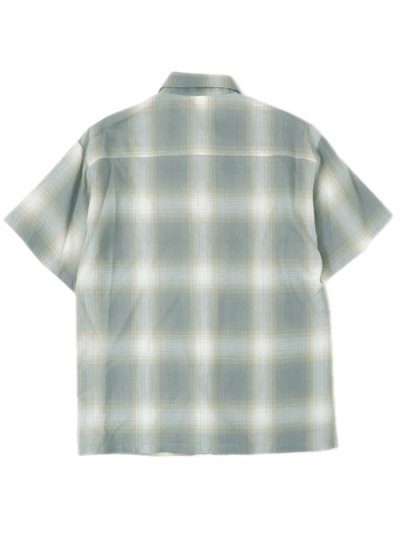 画像2: CALTOP FL PLAID S/S SHIRT LIGHT GREY/WHITE