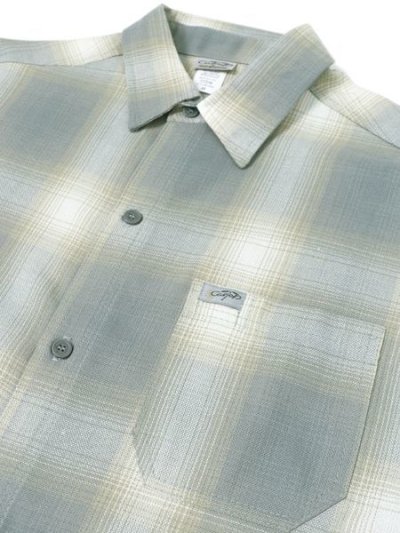 画像8: CALTOP FL PLAID S/S SHIRT LIGHT GREY/WHITE