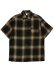 画像1: CALTOP FL PLAID S/S SHIRT BROWN/KHAKI (1)