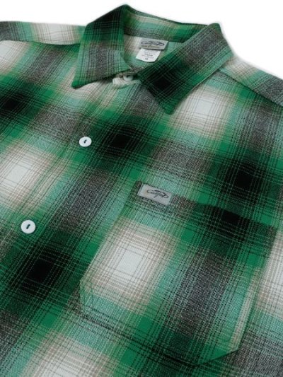 画像8: CALTOP FL PLAID S/S SHIRT GREEN/WHITE