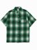 画像1: CALTOP FL PLAID S/S SHIRT GREEN/WHITE (1)