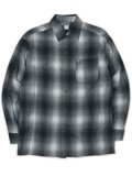 CALTOP FL PLAID L/S SHIRT GREY/WHITE