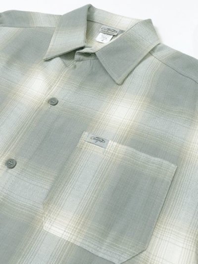 画像6: 【送料無料】CALTOP FL PLAID L/S SHIRT LIGHT GREY/WHITE