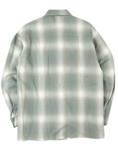 画像2: CALTOP FL PLAID L/S SHIRT LIGHT GREY/WHITE