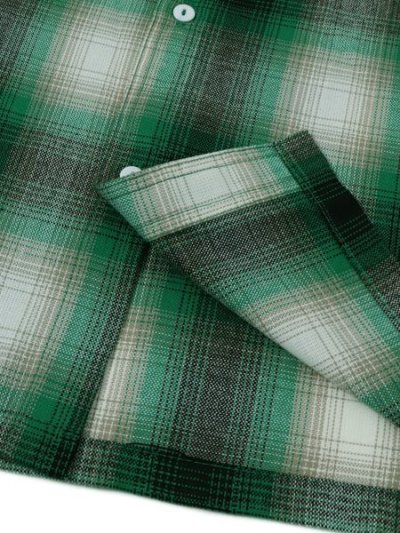画像5: 【送料無料】CALTOP FL PLAID L/S SHIRT GREEN/WHITE