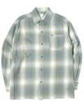 CALTOP FL PLAID L/S SHIRT LIGHT GREY/WHITE